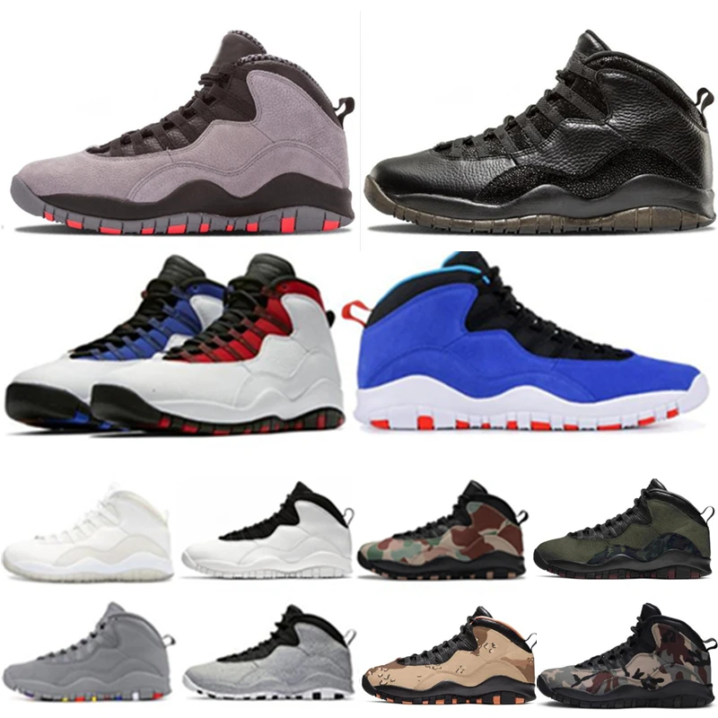 

2021 Men Tinker 10 Basketball Shoes I'm Back Camo Cement Steel Powder Red 10s New Designer Trainer Sneakers US 7-12