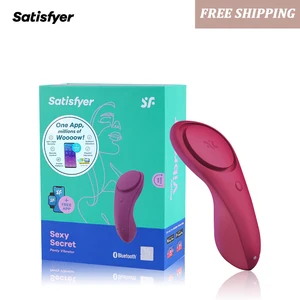 Satisfyer Сексапильный силиконовый вибратор для точки G Портативный носимый приложение с пультом дистанционного управления Стимулятор клитора UYO интимные игрушки для женщин