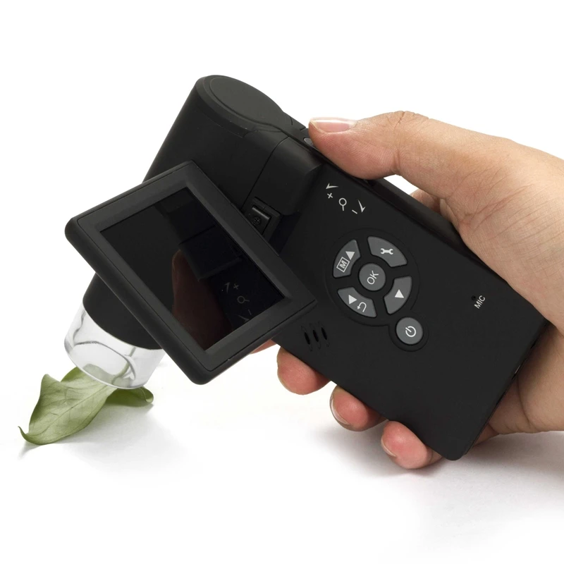 Оригинальный Портативный цифровой мобильный микроскоп 20x-200X ЖК-экран 5 Мп HD