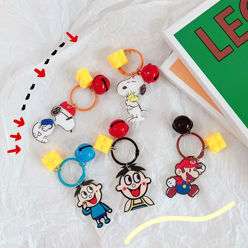 Новинка 2019 Милая красочная кукла в форме сердца брелок строительный блок игрушки