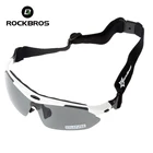 Очки ROCKBROS поляризационные для мужчин и женщин, солнцезащитные аксессуары для езды на велосипеде, в оправе для близорукости, с 5 линзами