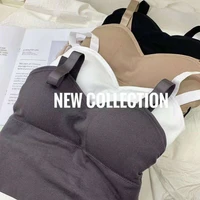 korean style cotton underwear tube tops sexy solid color top fashion long sports tank up womens sling underwear sexy lingerie