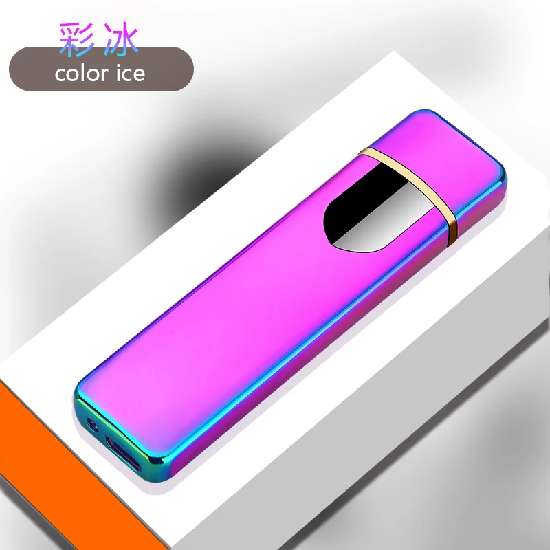 Модная Индукционная ветровка AI USB Elctronic перезаряжаемая зажигалка, Классическая Зажигалка для мужчин, для курения, Zapalniczka