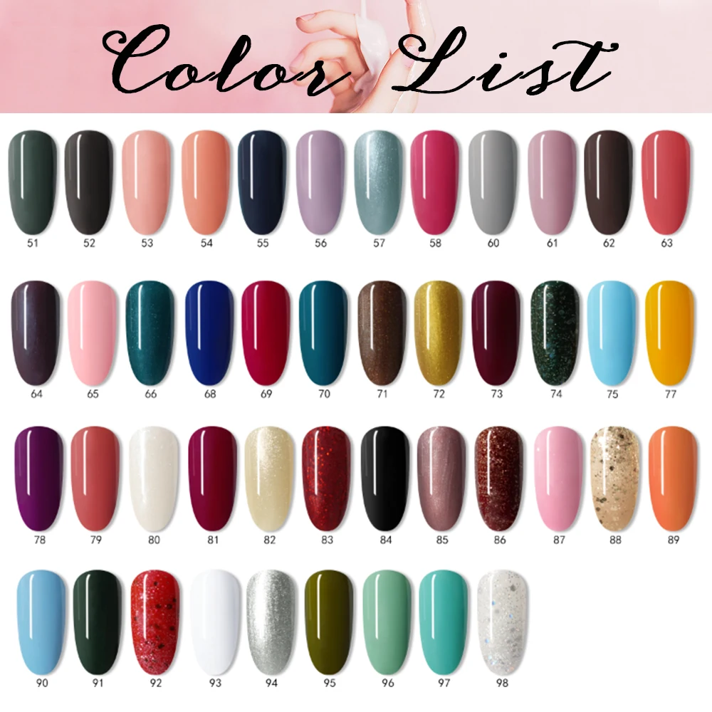 все для ногтей и дизайна гель лак неон лаки набор 40 шт лаков 20шт маникюра нюд