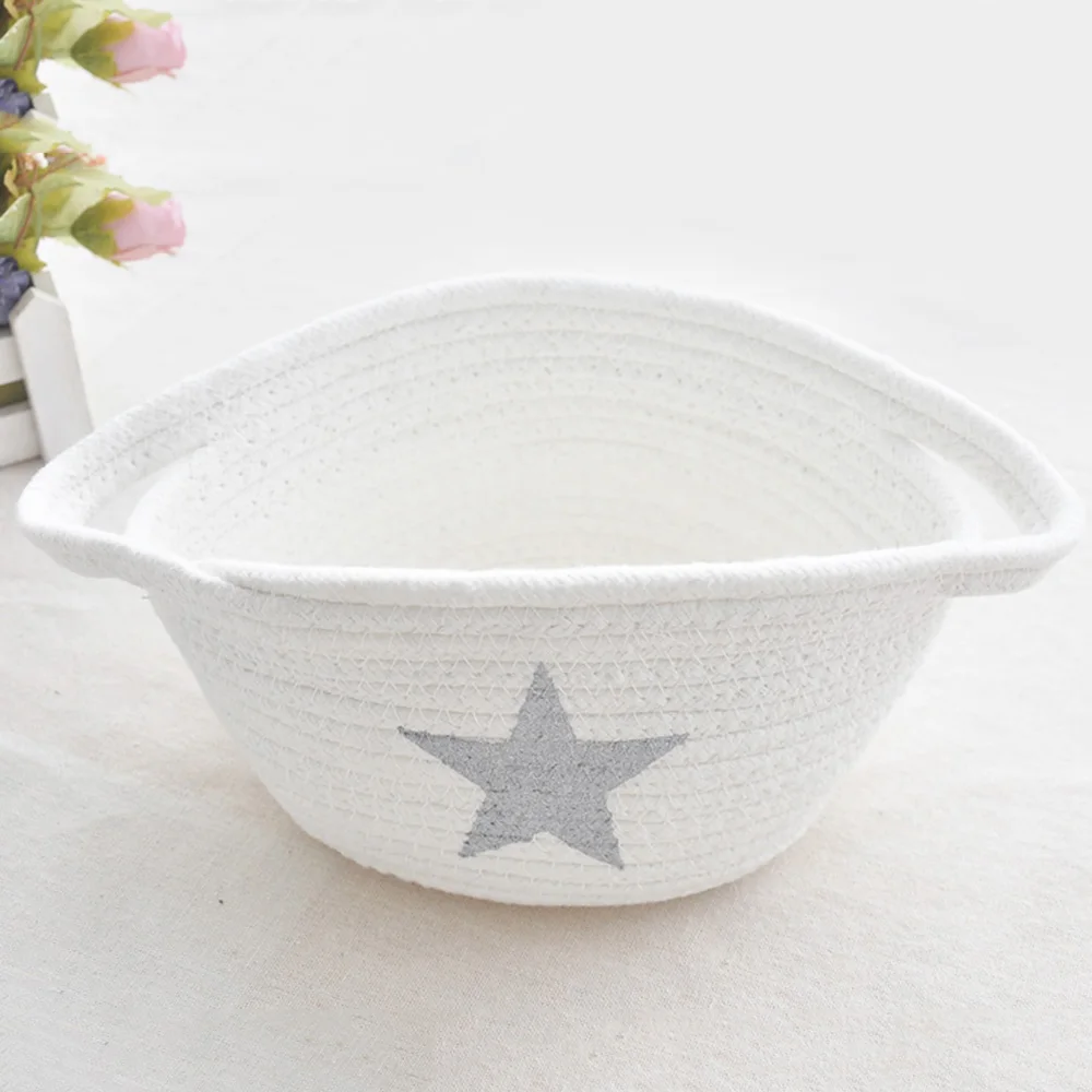 Новые нордические льняные корзины для хранения складной органайзер детской