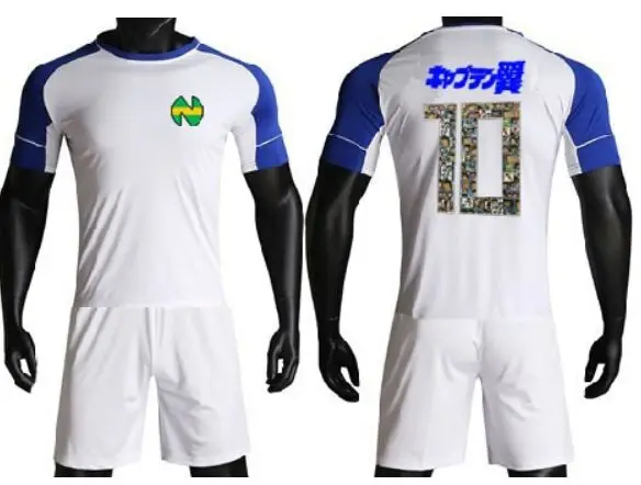 Code ab Asia Kids / men size, Camisetas football japan france spain,Oliver Atom Maillot de Foot Enfant Captain Tsubasa Jersey - Цвет: Code ab