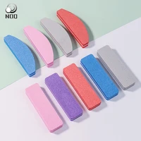 10pcs nail file 100180 sponge sanding grinding nail buffers block colorful double sided for nail polish manicure tools