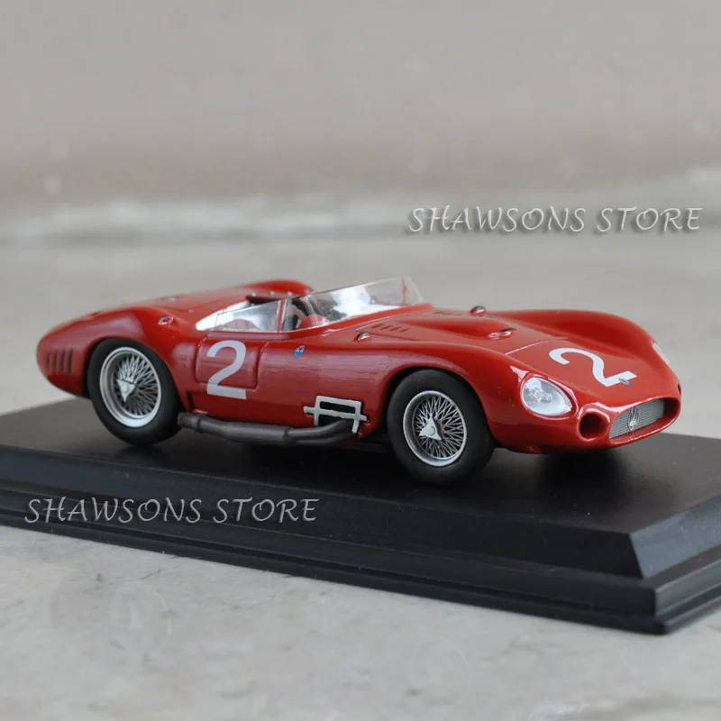 

Литой винтажный автомобиль LEO в масштабе 1:43, Игрушечная модель Maserati 450 S Венесуэла Grand Prix 1957, миниатюрная Реплика