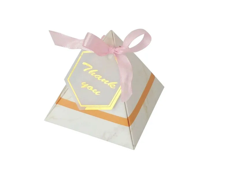 Коробка конфет в виде пирамиды бумажные коробки для лазерная резка упаковка