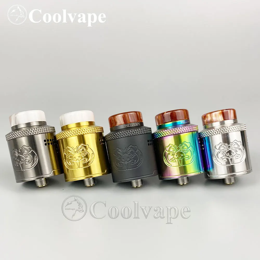 Дрип Drop Dead RDA 24 мм rda с атомайзером squonk BF PIN 316ss одной катушкой или двойной