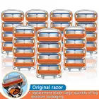 Новинка, лезвия для Gillette Fusion, 5 для uomo rasatura, ручное производство