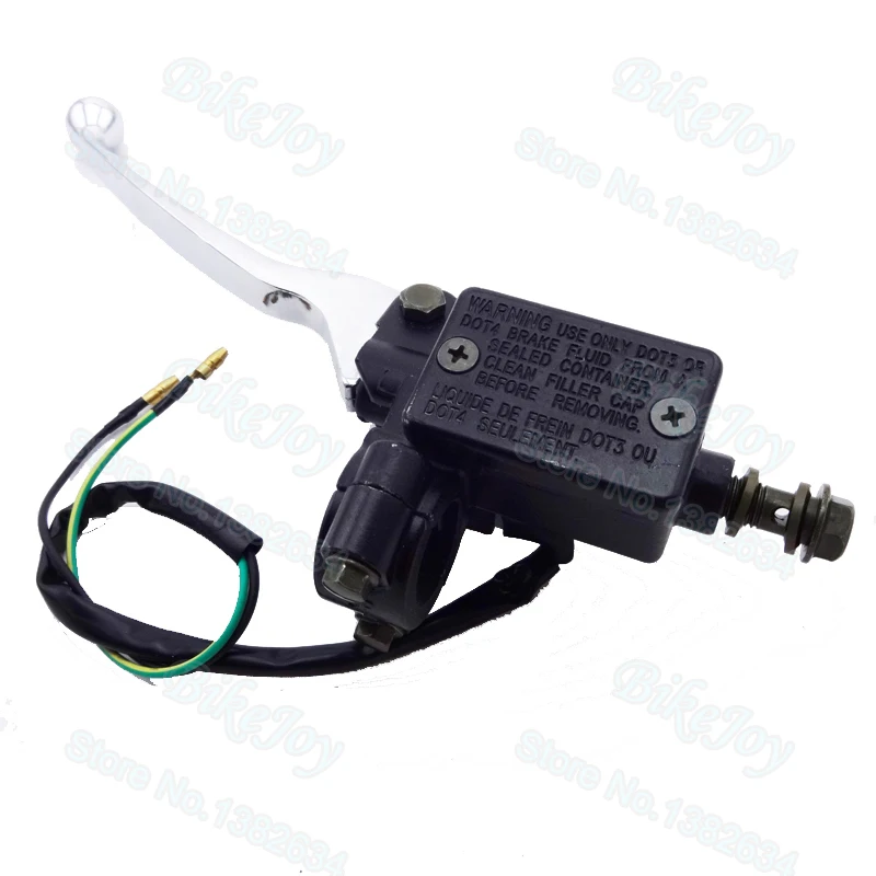 Левый гидравлический главный тормозной рычаг с проводом для GY6 50cc 110cc 125cc 150cc ATV Quad