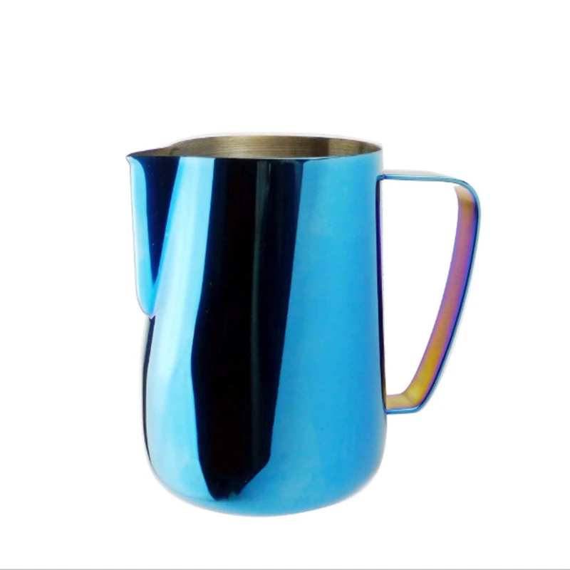 

Milk Jug 350/600ml Stainless Steel Frothing Pitcher Pull Flower Cup Coffee Milk Frother Latte Art Milk Foam Tool Coffeware
