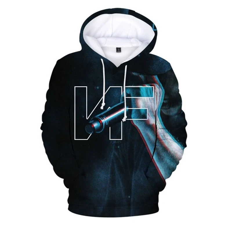 

Hip Hop Rapper NF 3D Men Hooded Hoodie Sweatshirts Fashion Casual Personality Long Sleeve Hooded Pullover Overshirt Male Hoody