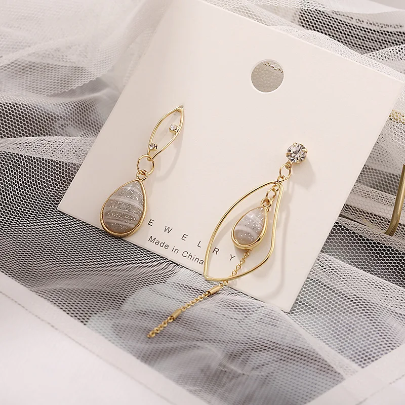 Южнокорейские Инс холодного ветра асимметричные геометрической формы Длинные