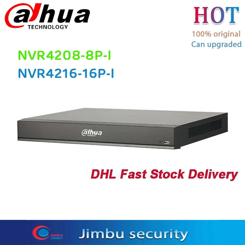 Сетевой видеорегистратор Dahua AI NVR4216 16P I 16POE порты 16CH и NVR4208 8P 8POE CH|Видеорегистратор
