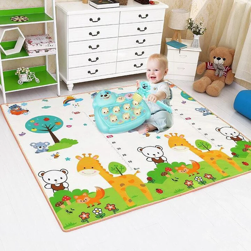 180*120 см новый детский игровой коврик для ползания утолщенный экологически чистый