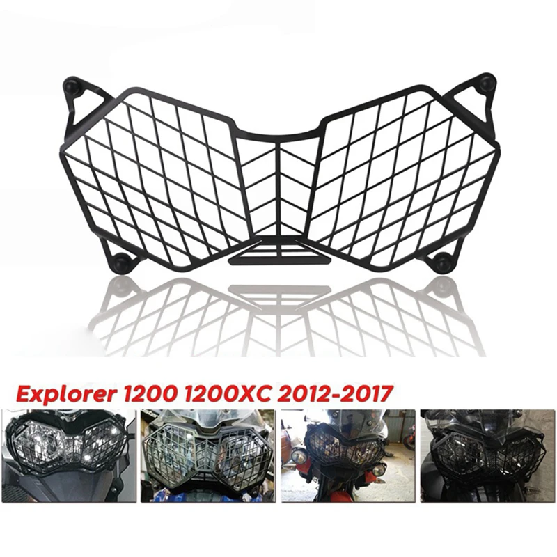 

Motorcycle Headlight Grille Light Cover Protective Guard for Triumph Tiger 800 2010-2017 & Explorer 1200 2012-2017