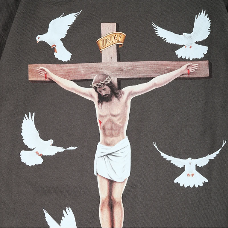 

Casual Street Wear Mens Fashion Hiphop Cool T-shirt Short Sleeve Cotton Tee Top Vintage T Shirt