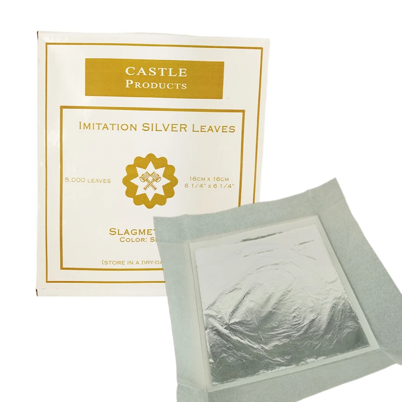 Китайский 5000 шт./кор. в россыпь имитация серебряные листы Алюминий Фольга Бумага