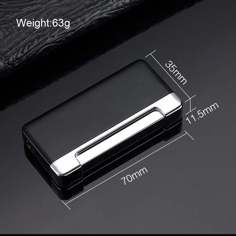 Зажигалка для сигарет пресс-зажигалка металлическая струйная зажигалка с синим