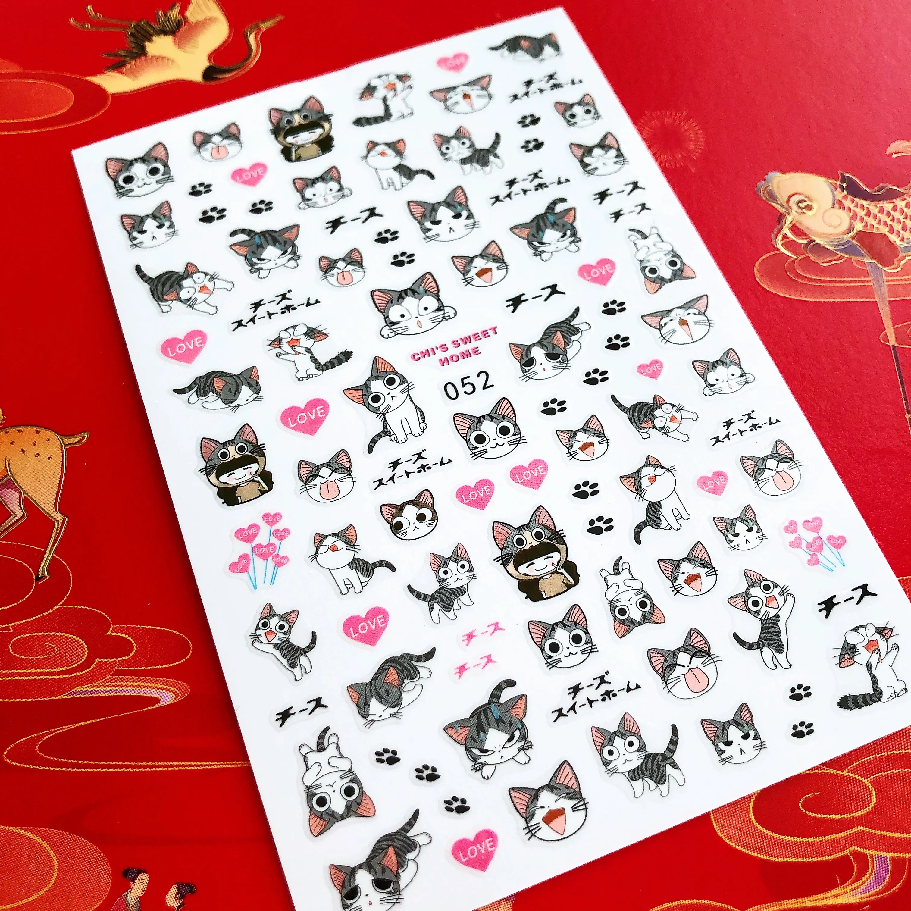 

Newest Cartoon character 3D Back glue Nail decal Nail sticker Nail decoration Nail art Nail tool Nail HL92