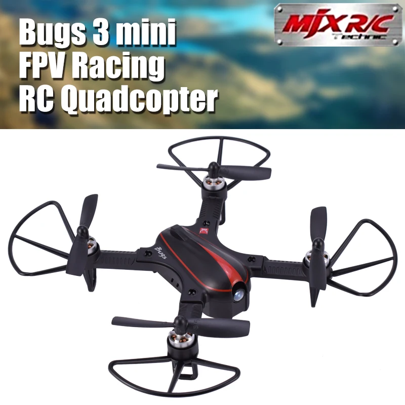 MJX Bugs 3 мини B3 175 мм Мини RC Дрон RTF с бесщеточным двигателем FPV гоночный Квадрокоптер