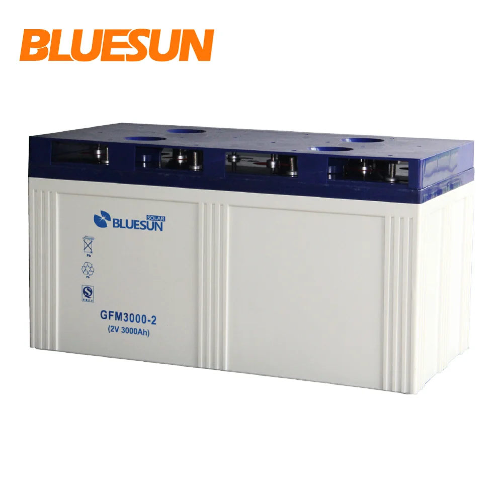 

Аккумулятор глубокого заряда Bluesun, 2 в, 3000 Ач, для системы солнечных панелей, длительный срок службы