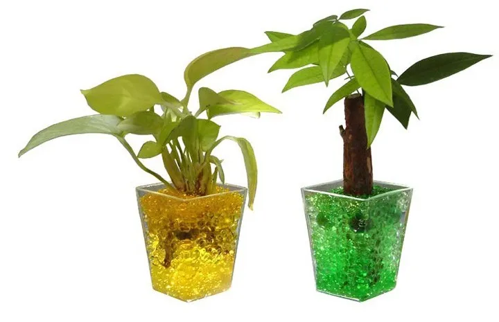 Красочные жемчужные гелевые шарики полимерные гидрогели горшечные хрустальные