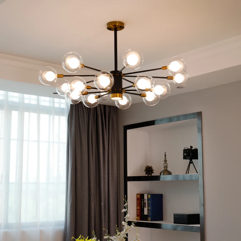 Globe Glass Chandeliers Lights Nordic Spotlight Modern Chandelier Light Lighting Pendent Lamp Ball | Освещение