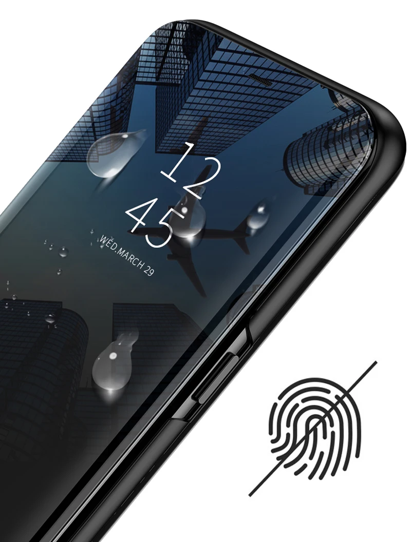 Умный зеркальный флип чехол для Xiaomi Redmi K20 Note 8 7 6 5 Pro 4X 7A Go телефона Mi 9 SE Lite 9T 5X 6X A1