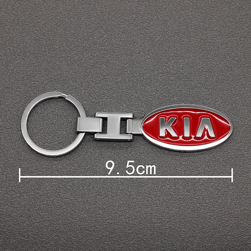 Автомобильный Стайлинг 3D металлический брелок для ключей KIA rio 3 4 cerato sportage ql optima 2018