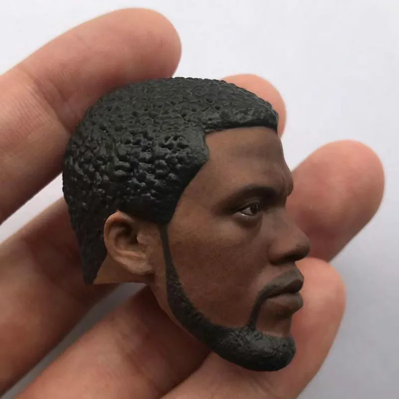 Масштаб 1/6 голова Wakanda лепка Пантеры престол черного человека Резьбовая модель