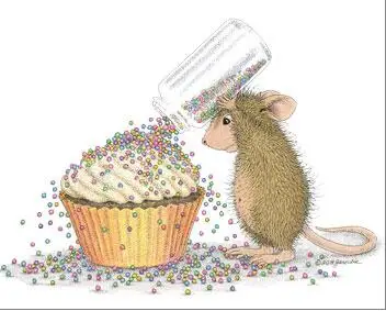 Прозрачный силиконовый штамп/печать мыши для скрапбукинга своими