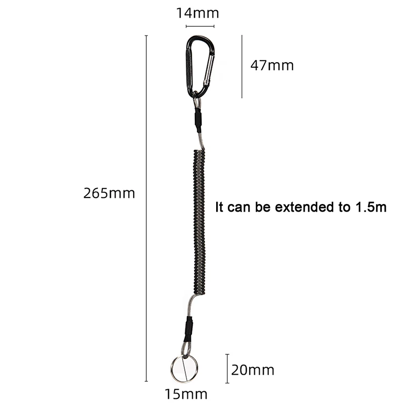 

5Pcs Fishing Ropes Coiled Fish Missed Rope Fishing Pole Rod Protective Rope Line Fishing Tackle Tool