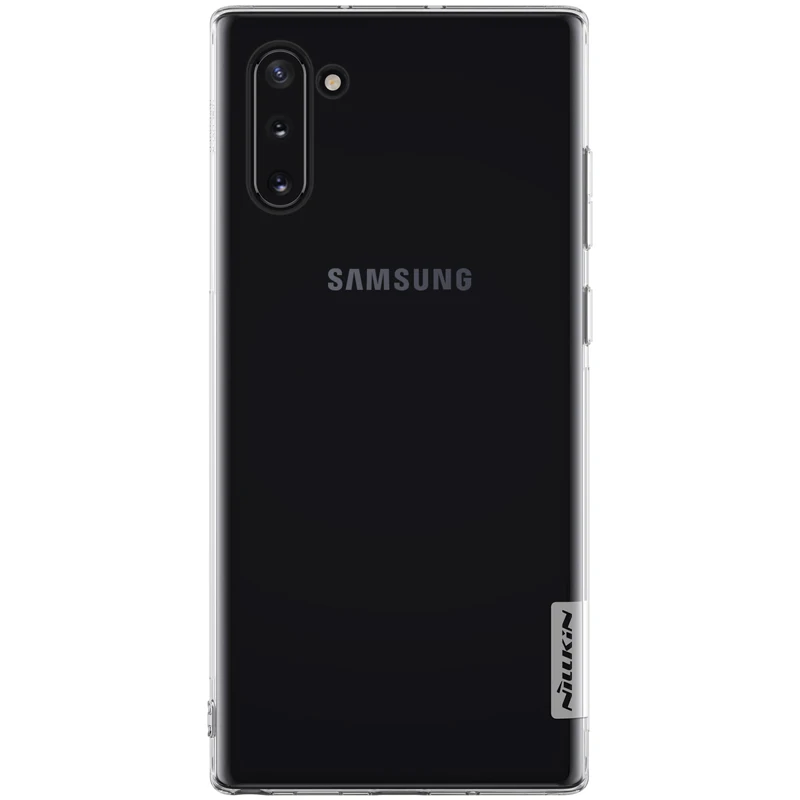 Clear Мягкий чехол для samsung Galaxy Note 10 Note 10+ Note10 Plus Pro Nillkin серия природы Прозрачная Обложка из полиуретана для samsung Note 10 Чехол - Цвет: Clear