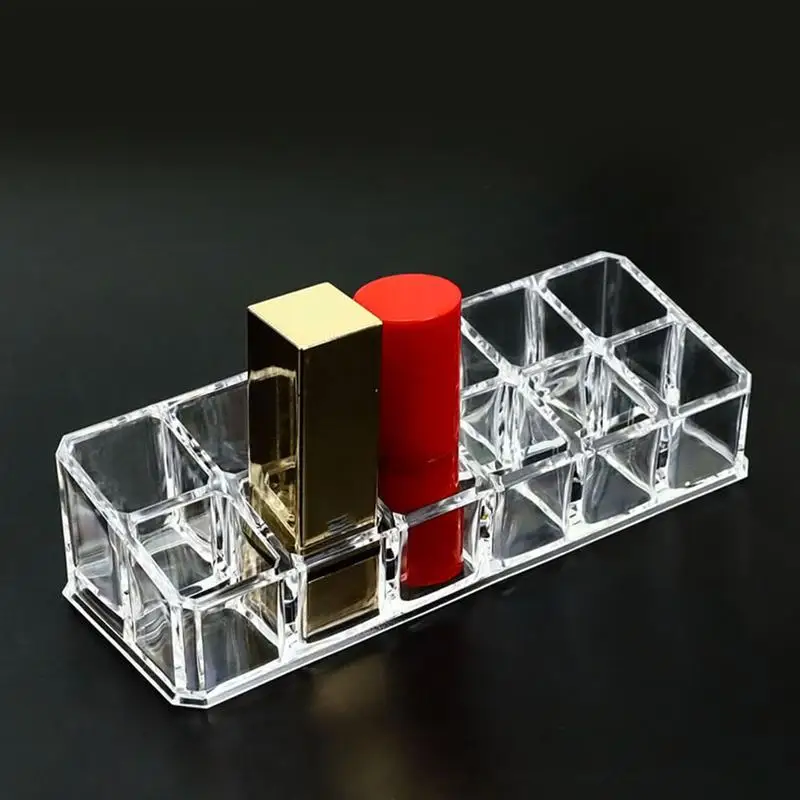 

3pcs Multi-functional Lip Gloss Holders Transparent Lipstick Display Containers