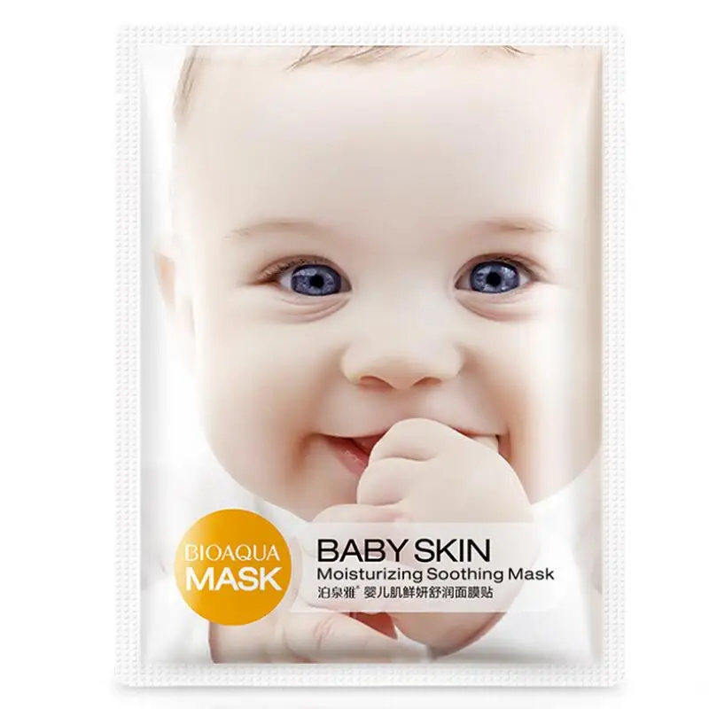 Маска для лица BIOAQUA Baby плавное увлажнение отбеливающая маска контроля жирности