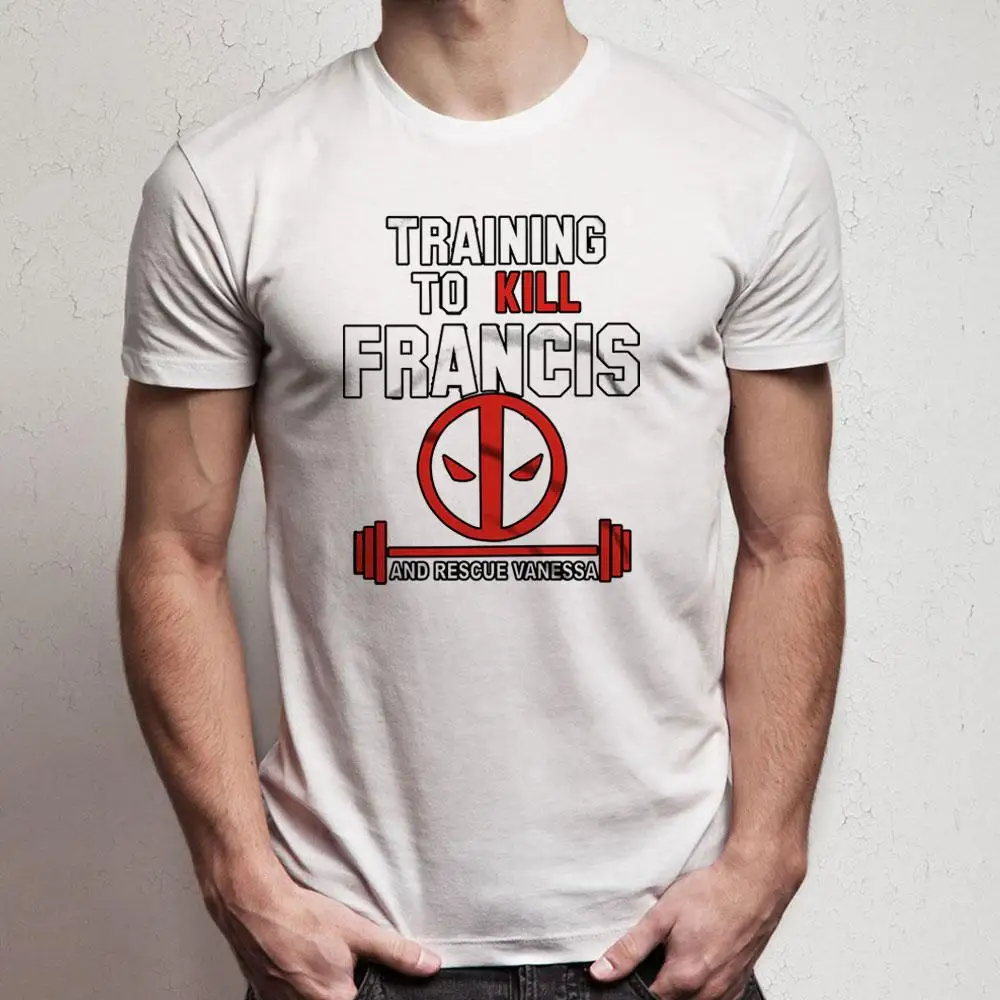 Тренировка чтобы убить Francis Deadpool Мужская футболка Kill To Training | одежда
