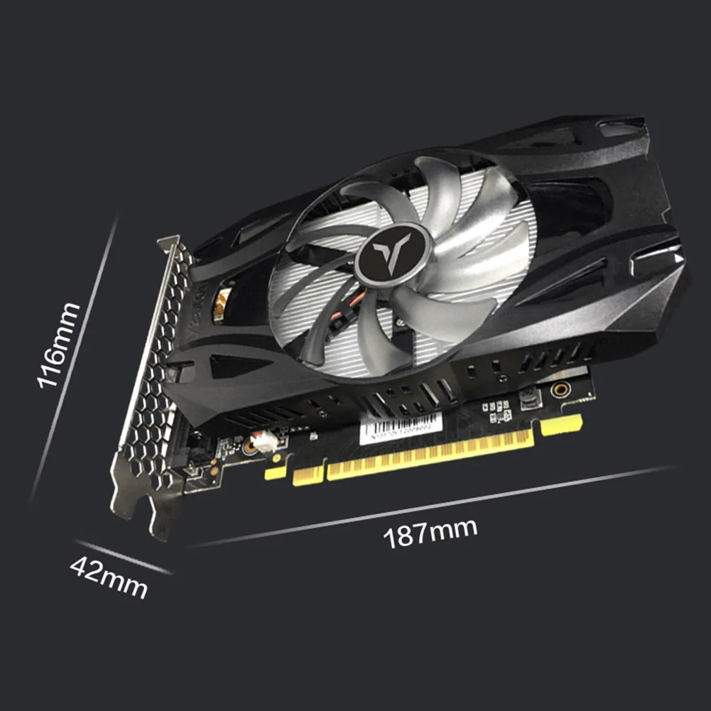 Yeston GTX1050TI-4GB Speed Graphics Card 1291/1392MHZ Computer Without External Power Supply Game Independent Graphics Card