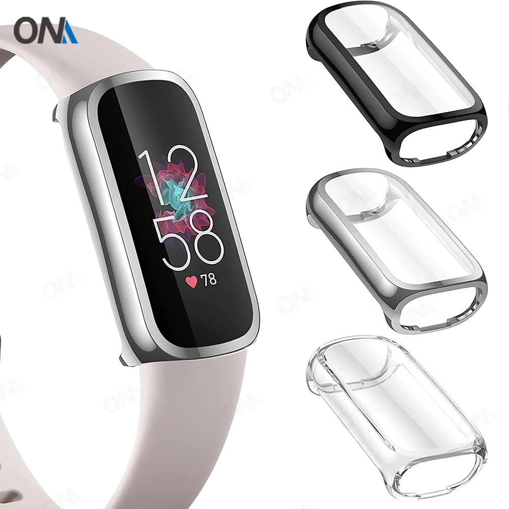 

Ультратонкий защитный чехол для экрана для Fitbit Luxe, 3 шт. В упаковке, полный защитный чехол из ТПУ, чехол для Fitbit Luxe, аксессуары для умных часов