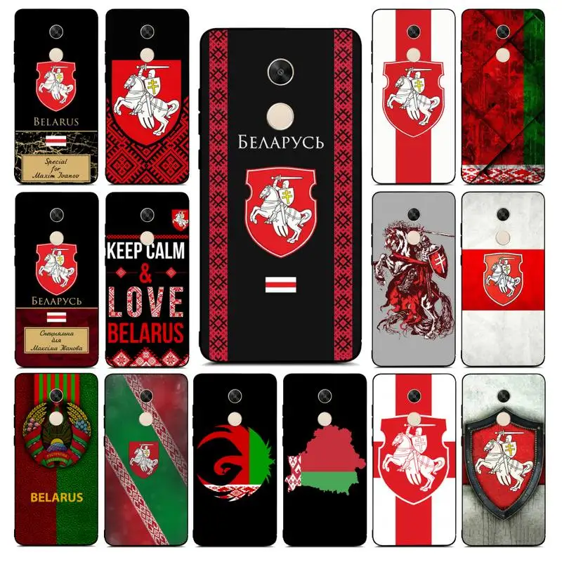 

YNDFCNB Belarus flag Phone Case for RedMi note 4 5 7 8 9 pro 8T 5A 4X case