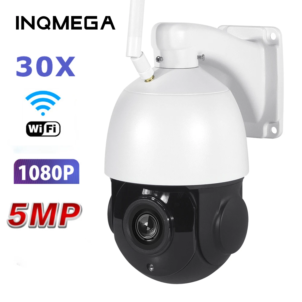 Камера Наружного видеонаблюдения HD 1080P 5 МП PTZ IP скоростная купольная камера с 30