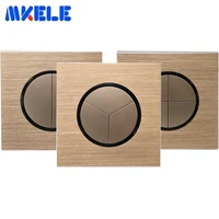 new arrival 1 4 gang 1 2 way random click on off wall light switch led light switch with led indicator push button wall switch