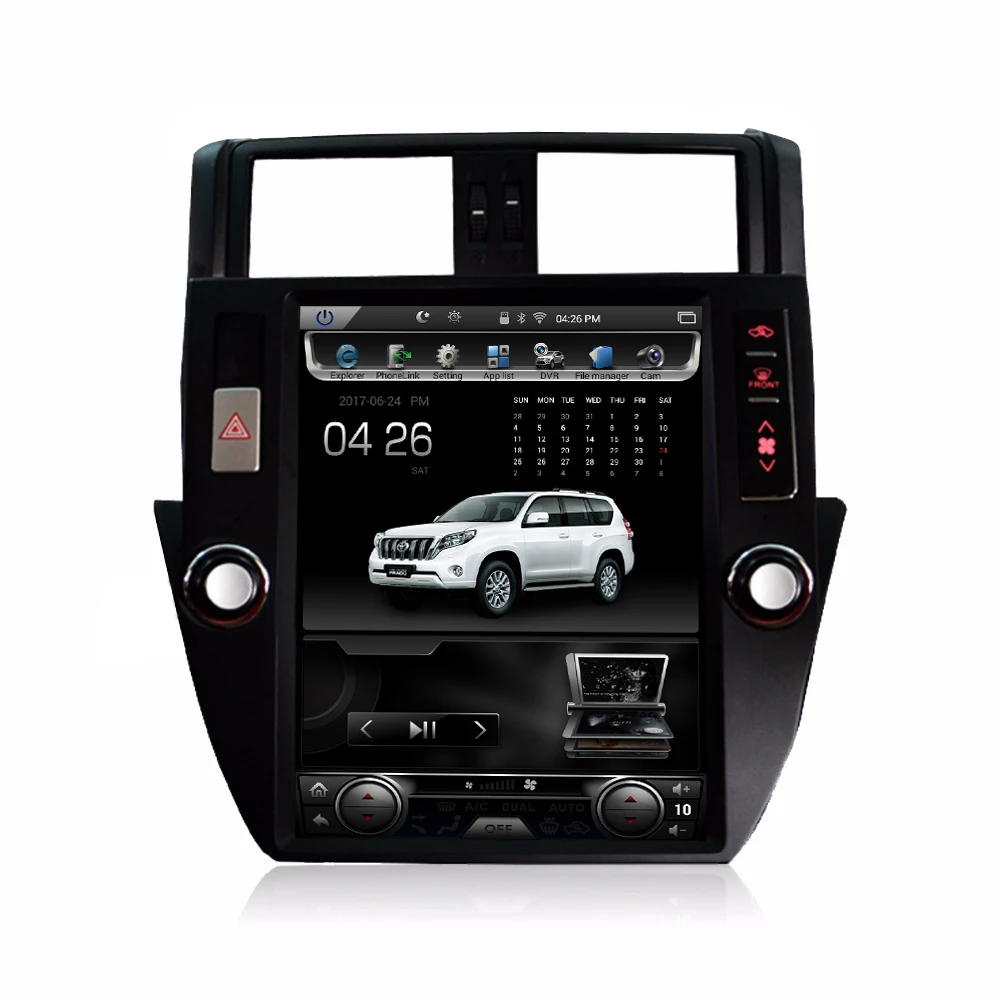 Автомобильный вертикальный Большой экран 12 1 дюйма Android стерео DVD GPS-навигация