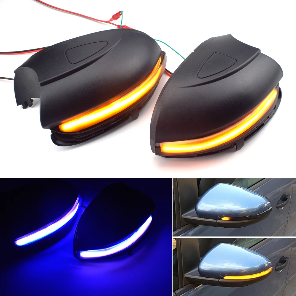 

For Volkswagen VW Golf 6 MK6 GTI 6 R line VI R20 Touran LED Dynamic Blinker Side Mirror Sequential Indicator Turn Signal Light