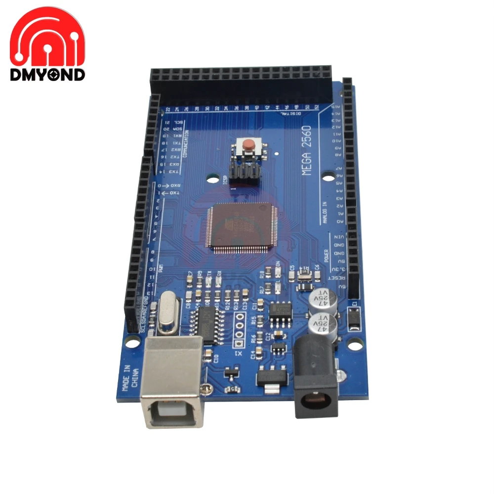 Mega2560 Pro Mini Mega 2560 MEGA2560 MEGA R3 ATmega2560 16AU CH340G AVR USB плата для разработки Arduino|Детали и