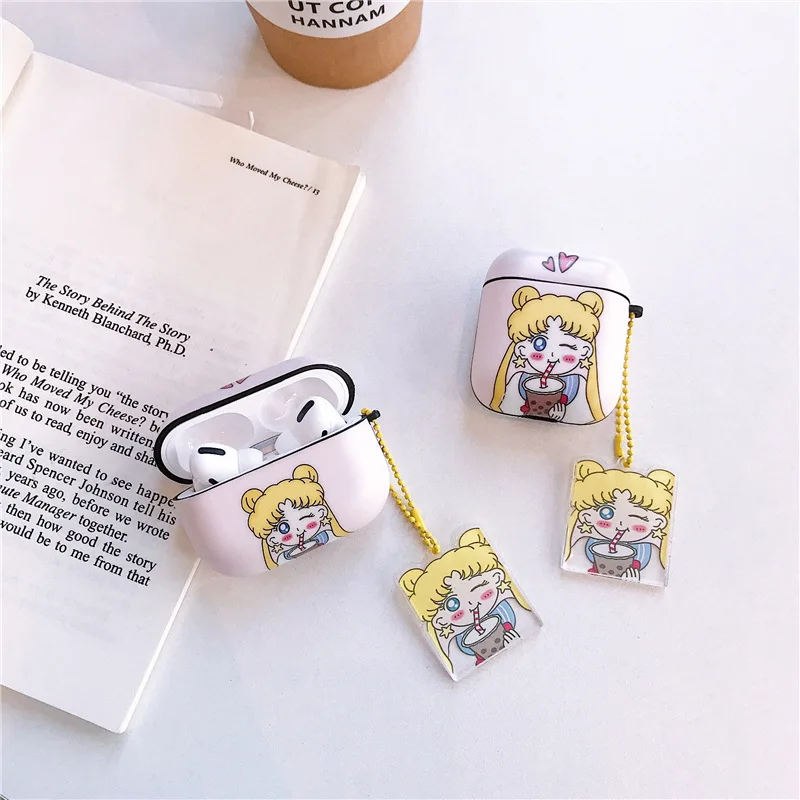 

For Airpods 1/2 Case,Cute Girls Case For Airpods Case Clear Hard Protective Shockproof Earphone Cover For Airpods Pro Case