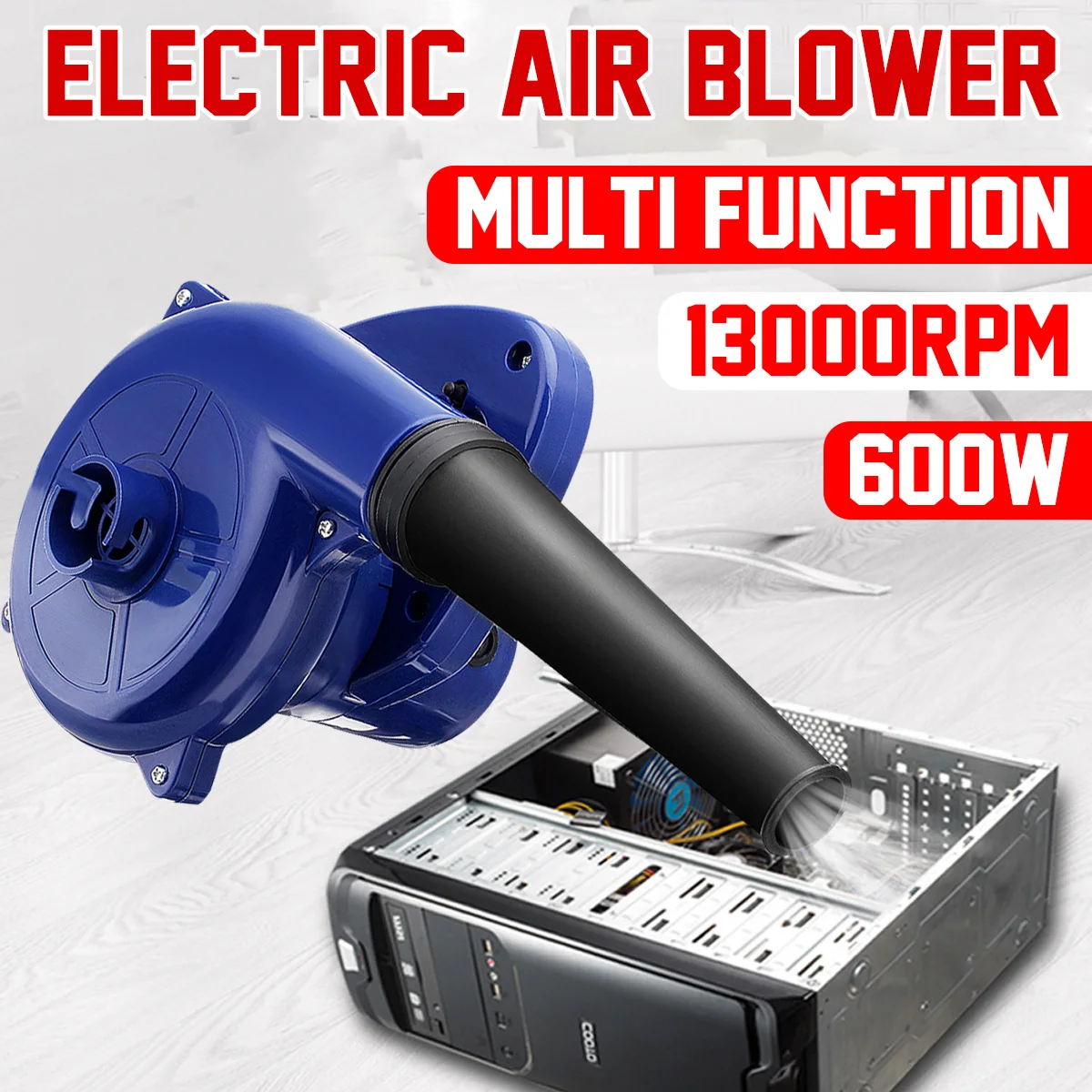 600 Вт 220 В электрический портативный вентилятор пылесос для компьютера