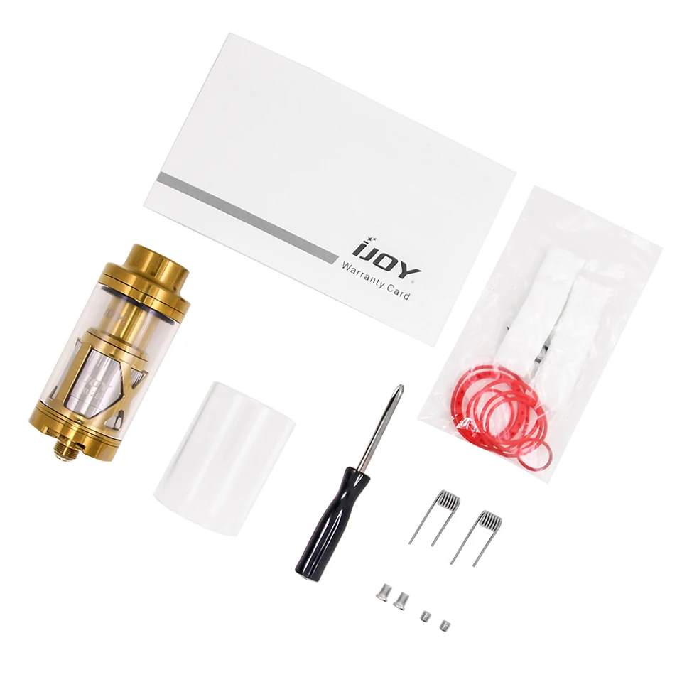 Оригинальный атомайзер IJOY Безлимитный XL 4 мл 2 шт. с двойной катушкой XL2S Ремонтный